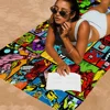 Avengers Marvel Logo Anime Beach Swimming Towel Soft Absorbent Washcloth Children's Gifts for Kids Travel Camping Gym 1