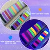 UV Luminated Black Light Body Paint Set with Brush,10 Colors Water-Soluble Paste Fluorescent Neon Oil Face Body Art Paint Makeup 4