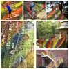 Kids Playground Play Safety Net Outdoor Climbing Cargo Net Children Obstacle Course Double Layer Backyard Anti Fall Saftey Net 4