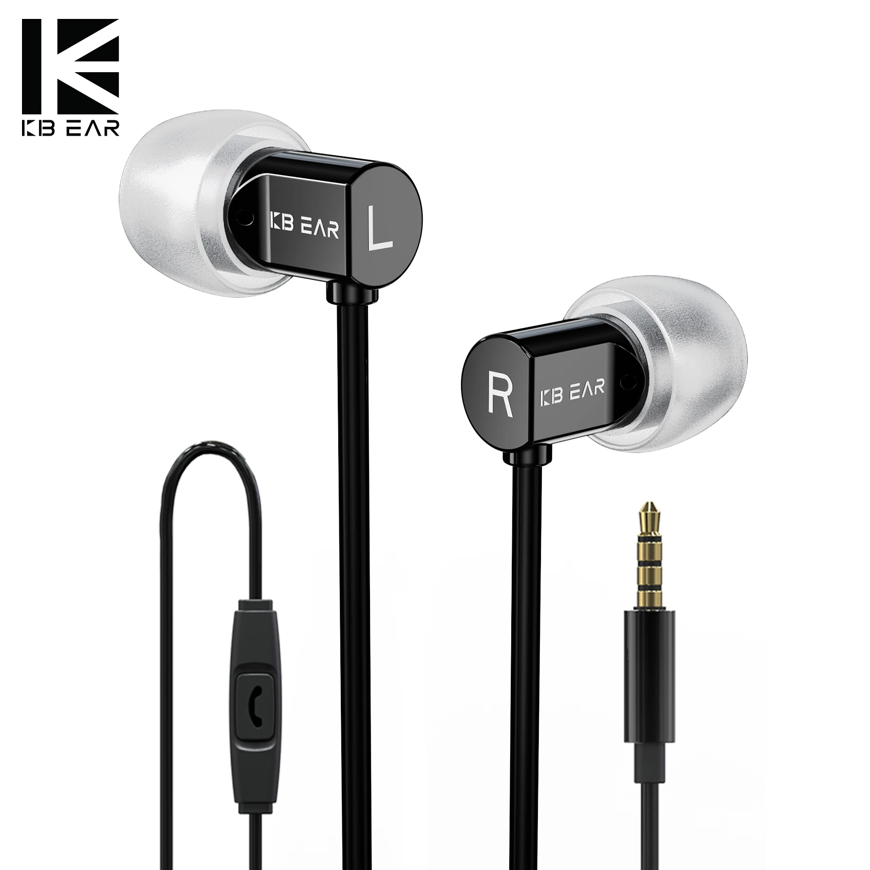 

KBEAR Dumpling 6mm Composite Diaphragm Wired Headphone Noise Cancellation Earbud In Ear Music Sport Earphones HD Calling Headset