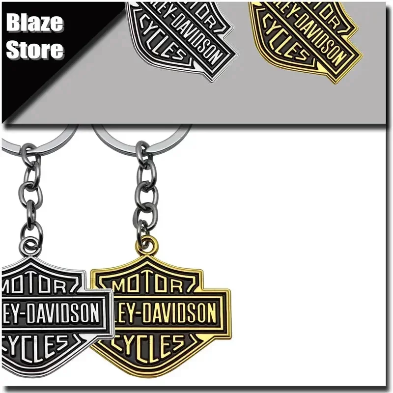 Harley-davidson Minimalist style Metal motorcycle key chain Car Key Chain Accessories Gift key chain 3