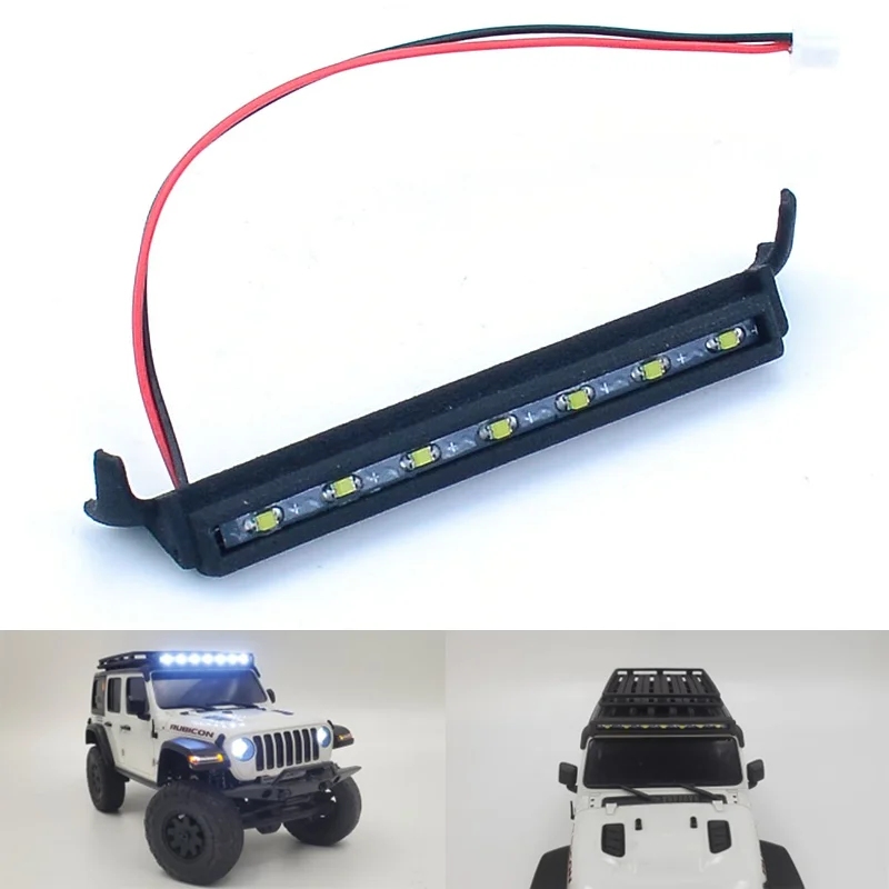 Kyosho Miniz 4X4 Simulazione Il Tetto Led Spotlight Parti Di Aggiornamento Della Luce Per 1/24 Rc Crawler Car Jeep Wrangler Accessori Per Auto