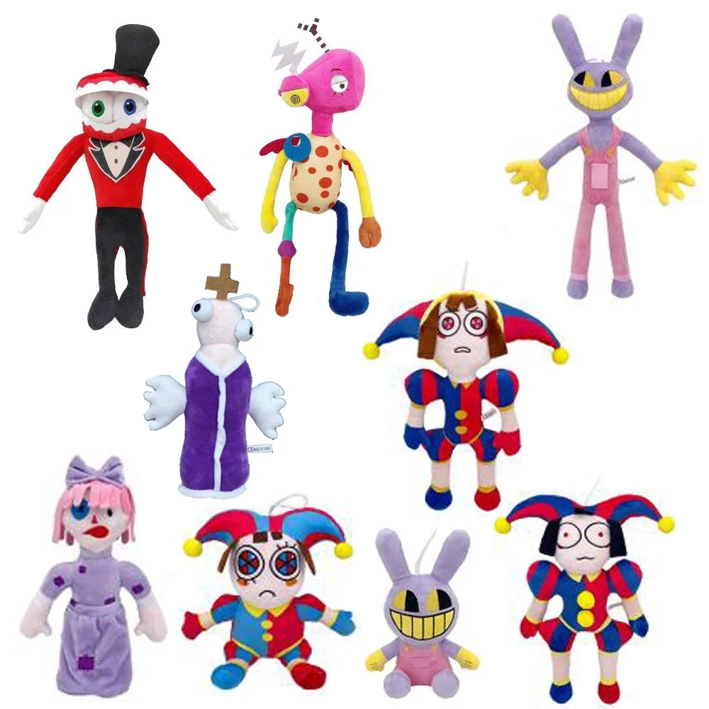 The Amazing Digital Circus Pomni Jax Plush Dolls Animal Toys Birthday Xmas  Gifts