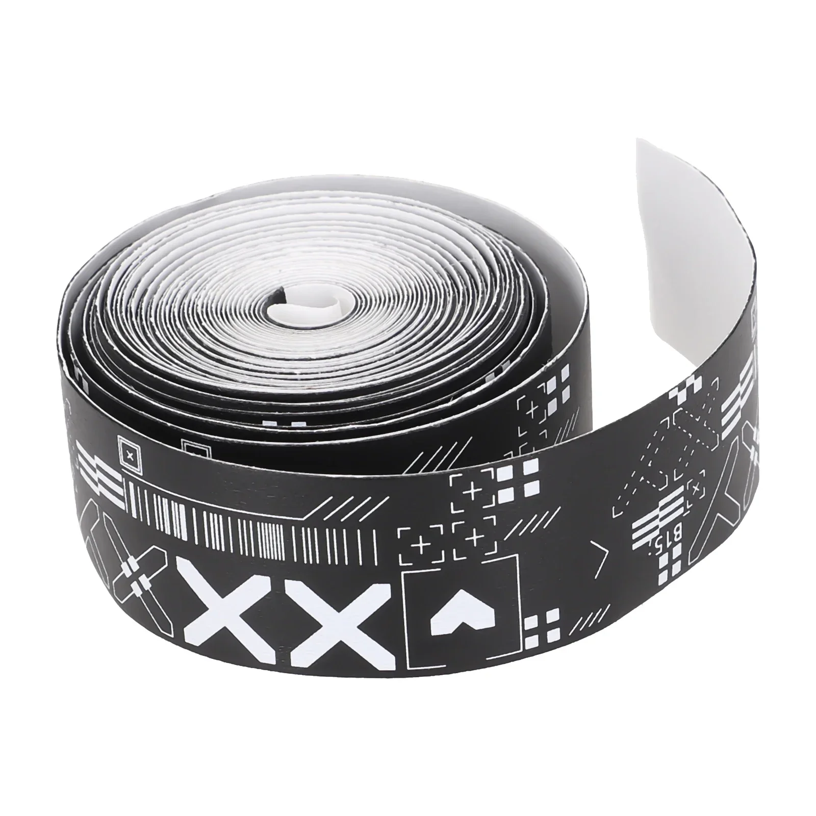 1 Roll 500cm Tennis Racket Paddle Head Protection Tape Sticker for Beach Pickleball Racket Sport Part PU Reduce Friction