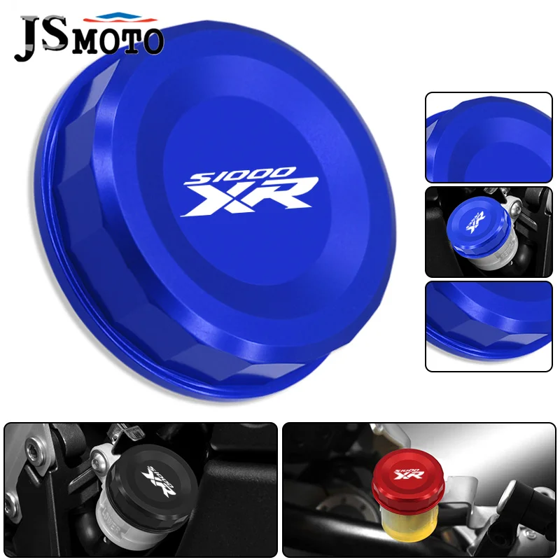 

High Quality For BMW S1000XR S 1000XR 2015-2019 Motorcycle CNC Rear Brake Fluid Reservoir Cover Decorative Tank Cap s1000xr