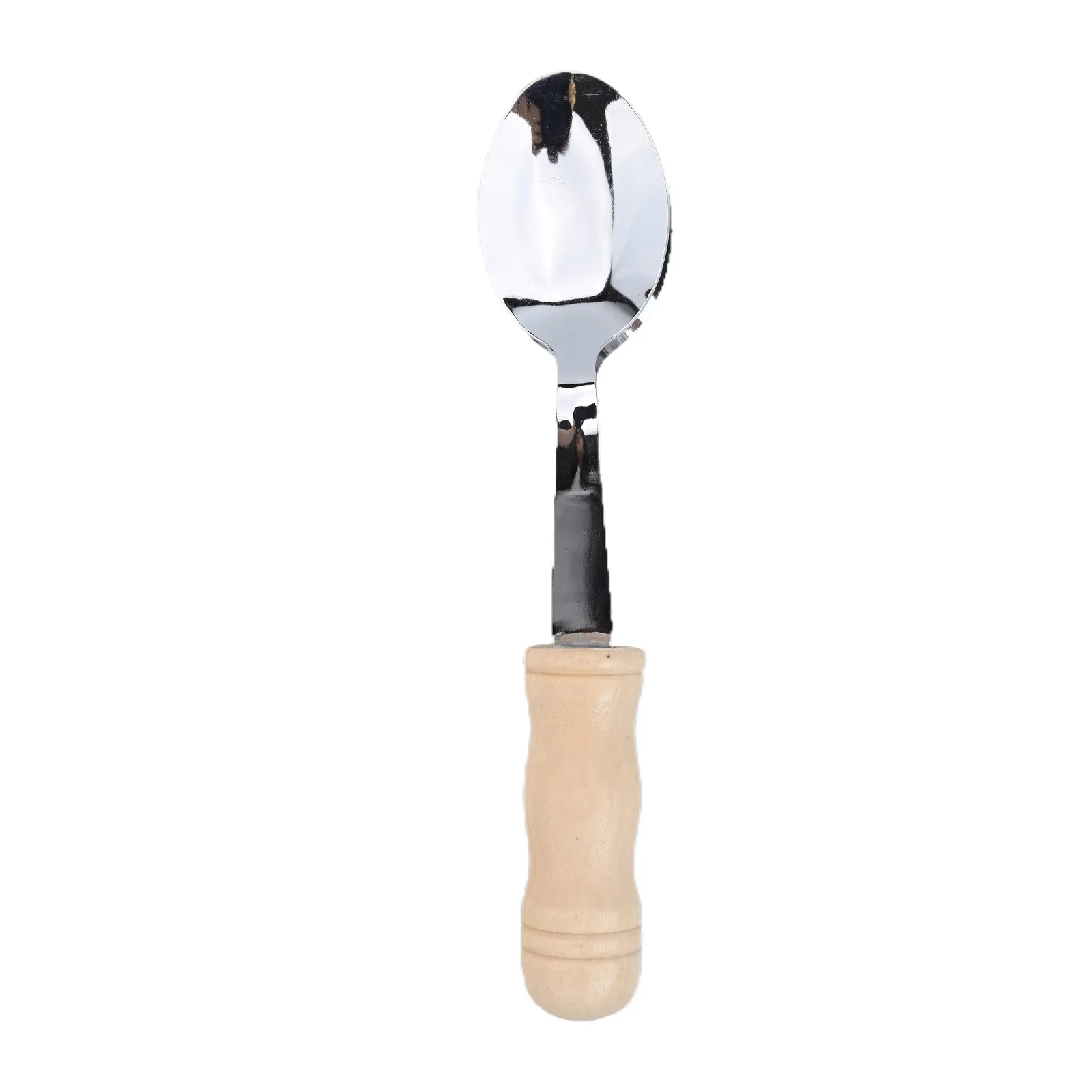 Musical Spoons with Wooden Handle Strong Quality and Reliable Structure Ideal for Parties and Festivals 2 Pack