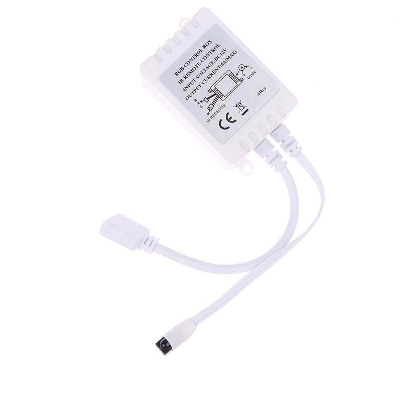 Description Picture 6 of itemLed Controller 24 Keys LED IR RGB Controller Box 1 To 2 Controller IR Remote Dimmer DC12V For RGB 3528 5050 LED Strip Lights