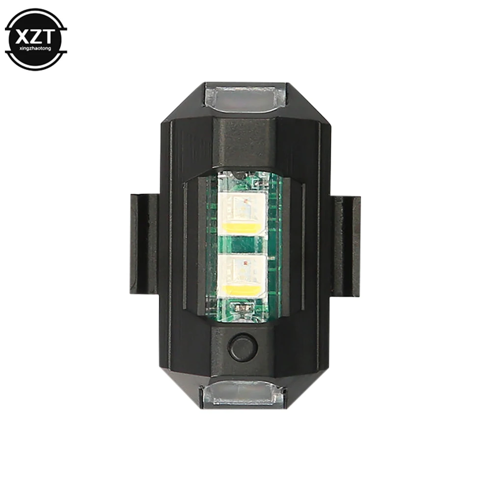 Feu Anti-Collision LED USB Rechargeable 7 Couleurs 30 Modes pour Voiture Vélo