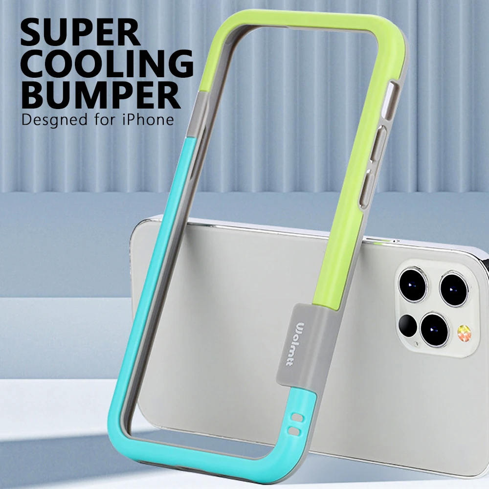 Colorful Soft Bumper TPU Silicone Anti-Knock Mobile Phone Case