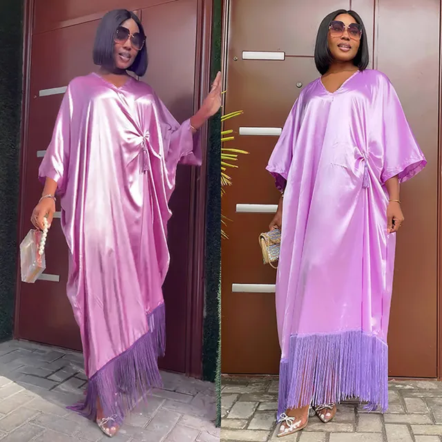 Ebere Satin Boubou Dress