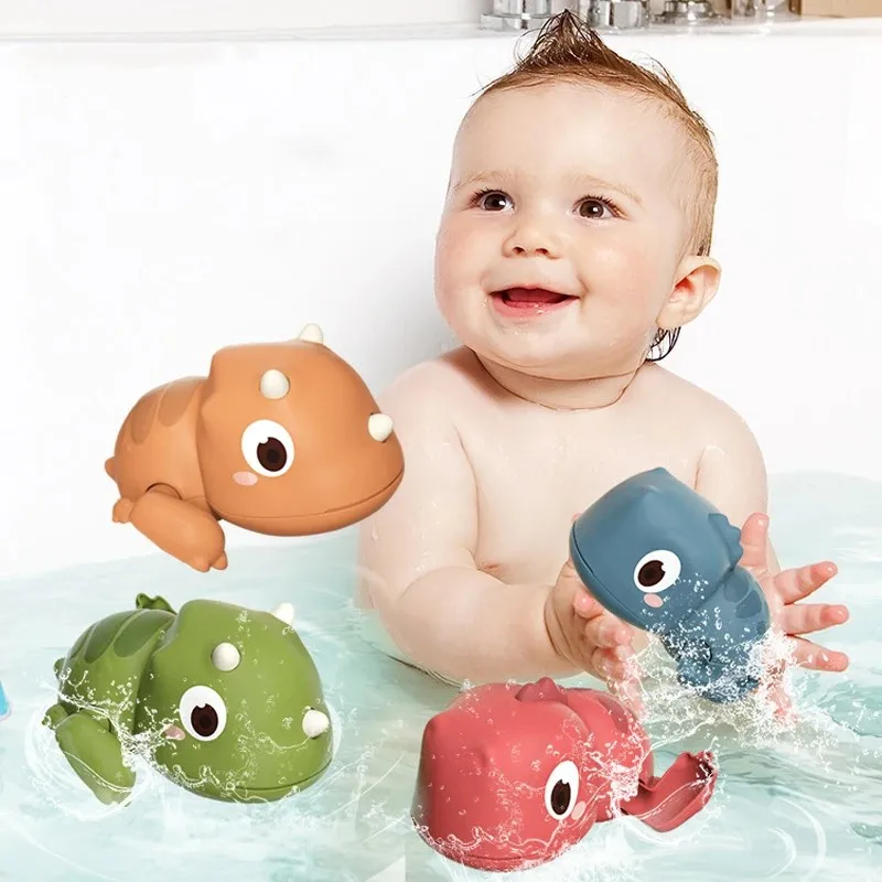 

Baby Bath Toys For Children Baby Bath Swimming Bath Toy Cute Dinosaur Clockwork Bath Water Playing Toys Kids Toddler Gift