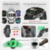 New GT 5 Pro GPS SmartWatch Men 360*360 AMOLED Screen BT Call IP67 Waterproof Heart rate monitor Man Smartwatch For IOS Android 4