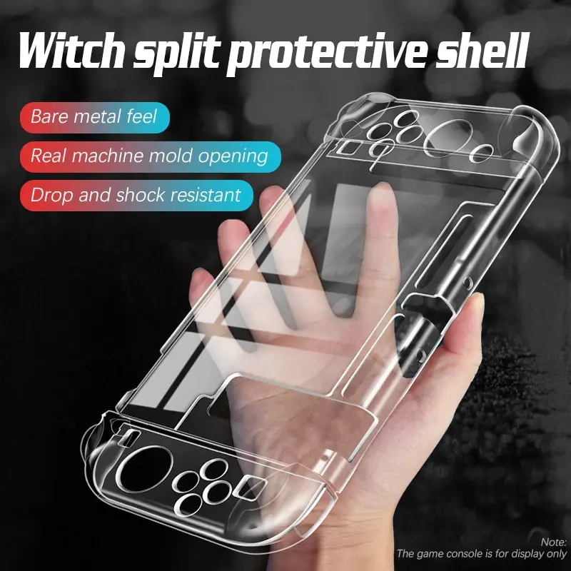 Nintendo Switch Protective Case High Transparency Pc Full Package Ultra Thin Split for Nintendo Switch