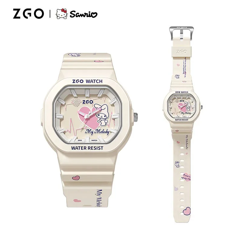 

Original Zgox Cartoon Mymelody Watch Kawaii Female Students Children Girls Mymelody Learning Waterproof Watches