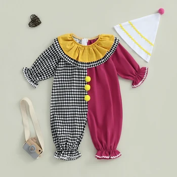 Costume de Clown tenue d'halloween pour bébé de 0 à 5 ans