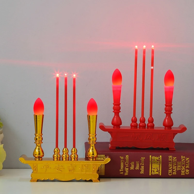 Buddhist Altar Electric Led Candle Light Battery Powered Simulation