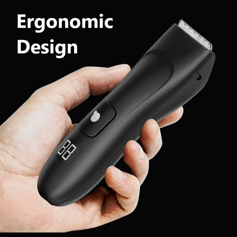 Electric Men's Shaver Groin Hair Trimmer Pubic Hair Trimmer Body Grooming Clipper for Men Bikini Epilator Ipx7 Waterproof Razor 4