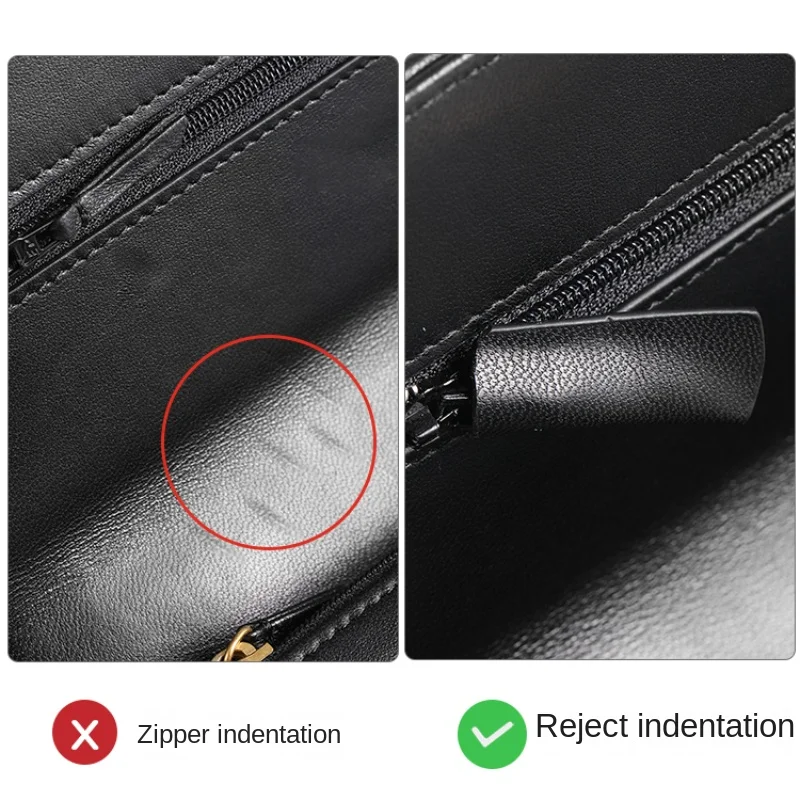 Bag Accessories Cf Black Gold Sheep Bag Zipper Anti-indentation Leather Case 19woc Fortune Bag Protective Sleeve Accessories