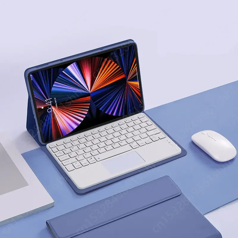 Touchpad Keyboard Case - Premium Protective Tablet Cover with Integrated Touchpad and Keyboard