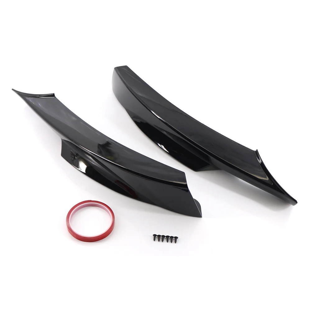 Splitter Laterale Paraurti Anteriore Per Bmw Serie 3 E90 Mtech Lci 2009 2012, Resistente Alla Molatura, Plastica Abs Resistente