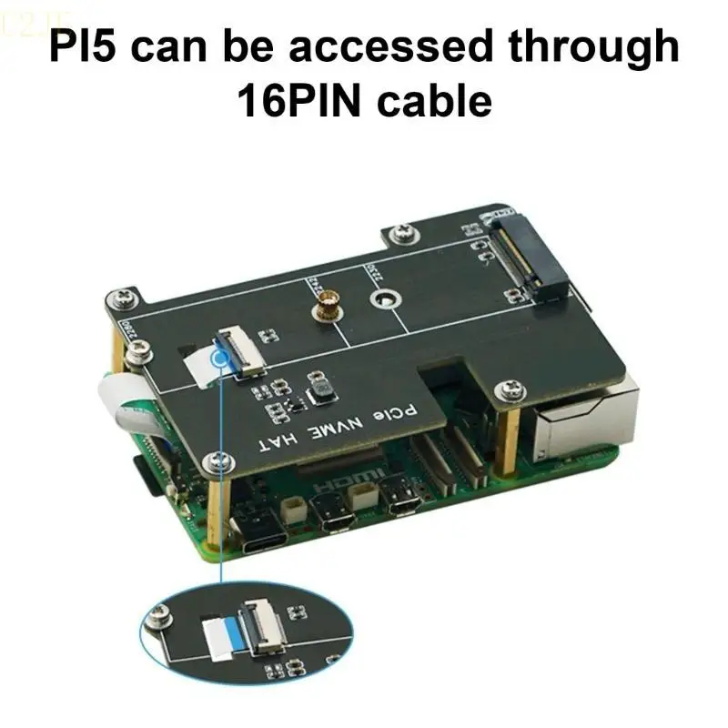 u2je pcie to m.2 m rpi5 NVME SSD ���� 2230 2242 �� Ű Ȯ�� ���� �����