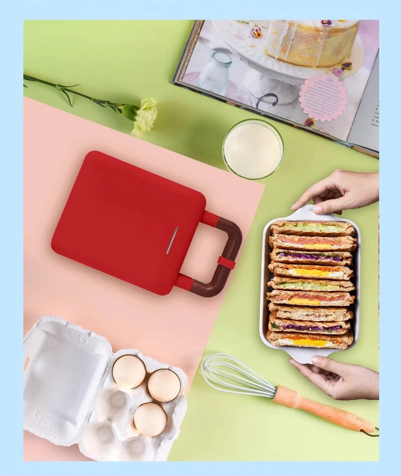 Description Picture 6 of itemDMWD Multifunctional Sandwich Machine Electric Frying Pan Breakfast Light Food Waffle Maker DIY Muffin Maker Oven Grill Toaster