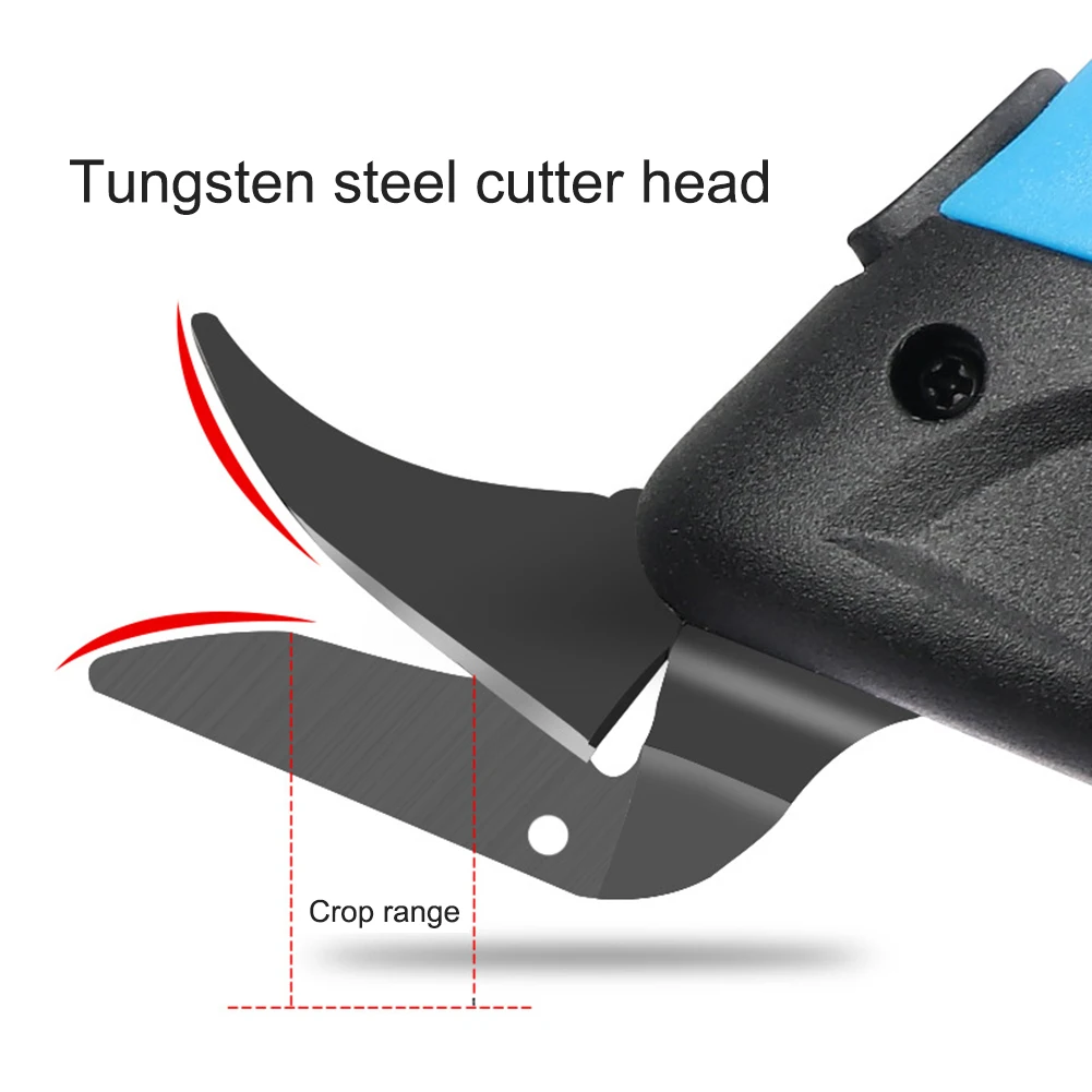 3.6V Electric Scissors Fabric Cutting Machine Leather Tailor Scissors +Tungsten Steel Blades USB Charging Portable Power Tool 2