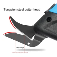 3.6V Electric Scissors Fabric Cutting Machine Leather Tailor Scissors +Tungsten Steel Blades USB Charging Portable Power Tool 2