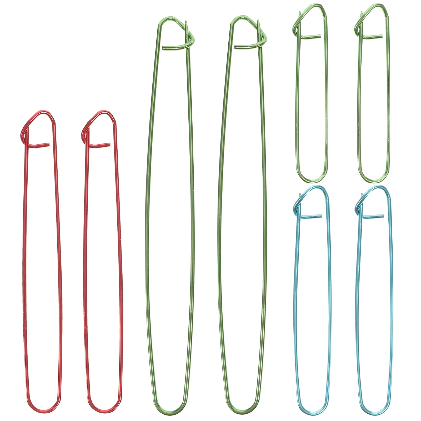 

Big Button Suit Yarn Stitch Holder Set Crochet Knitting Needle Alloy Safety Knitting Stitch Holders Craft(Random Color)