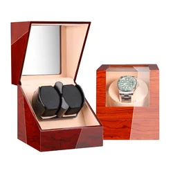 Embers 2024 New Single Watch Winder And 2 Slots Watch Winder High Gloss Quiet Watch Box Watch Shaker Mabuchi Motro