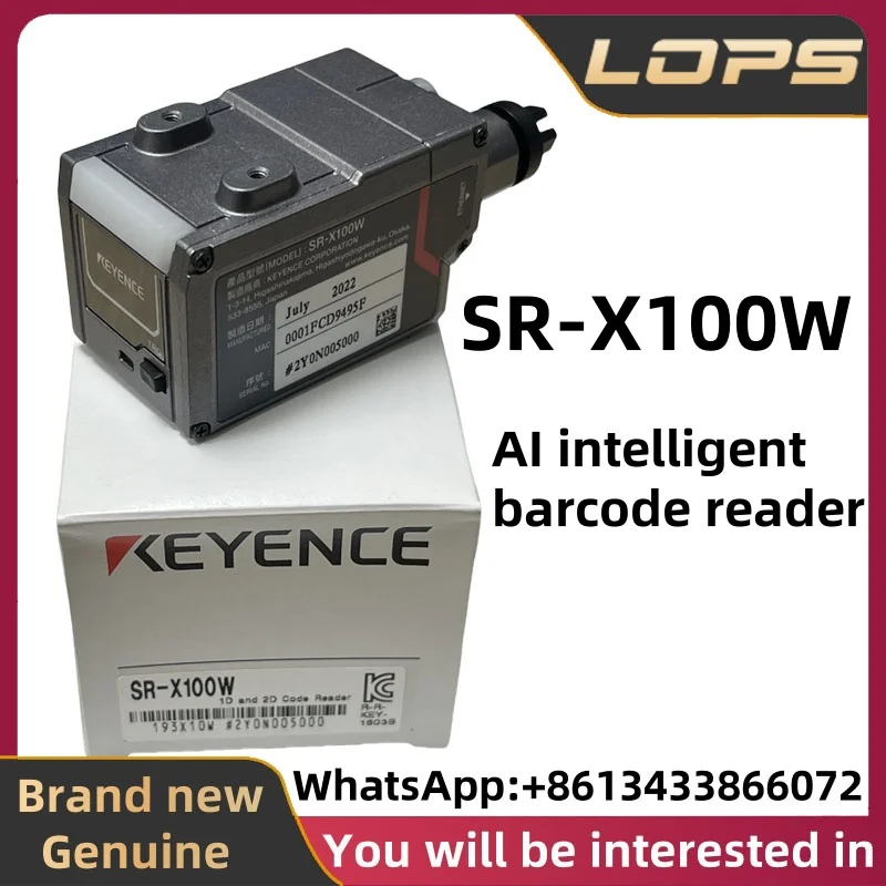SR-X100W New Original KEYENCE AI intelligent barcode reader, Large