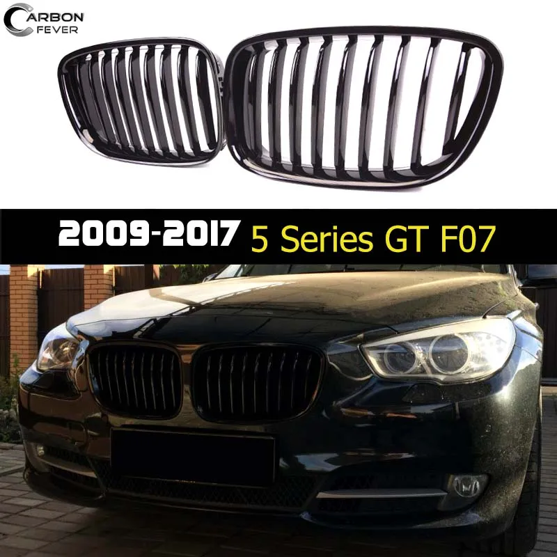 Gloss Black TRI M Colour Kidney Front Mesh Grille for BMW 5 Series F07 GT 10-16 