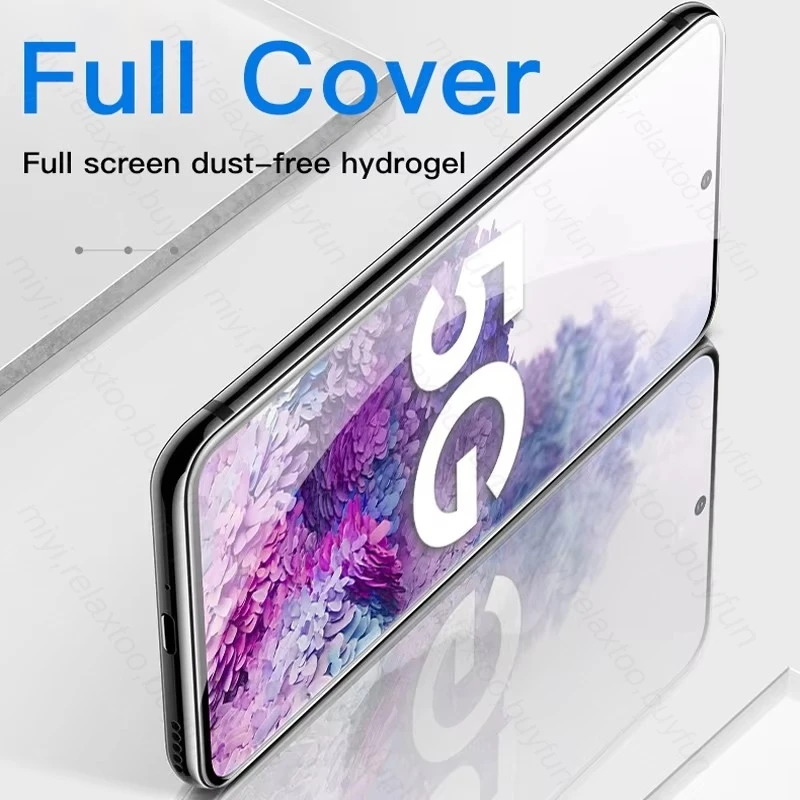 5PCS Full Glue Soft Hydrogel Film HD Curved Screen Protector, Case Friendly