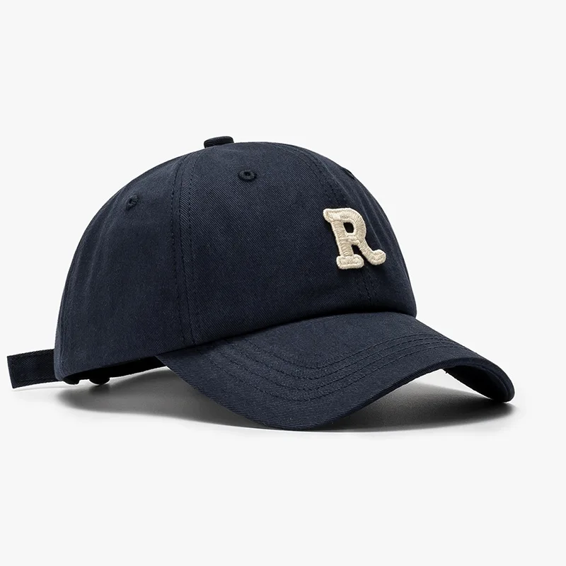 Summer Letters Ladies Outdoor Curved brim Soft Top Baseball Cap Fashion Simple Sunshade Sun Protection Men Adjustable Peaked Cap