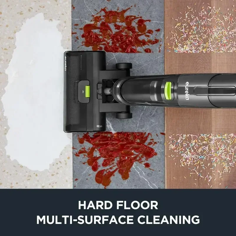 Eureka Cordless Wet Dry One Hard Floor Cleaner with Self System,Vacuum Mop for Multi-Surfaces, Perfect for Cleaning Sticky Messe