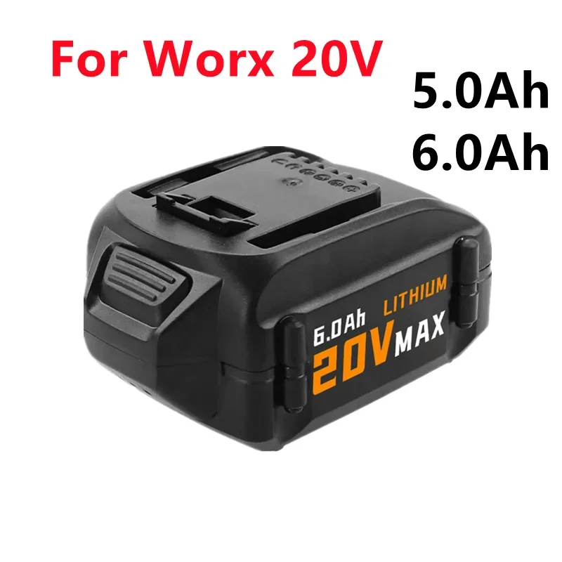 

20V 6.0Ah Lithium Ion Battery for Worx 20V Battery WA3578 WA3520 WA3525 for Worx WG151s WG155s WG251s Replacement Worx Battery