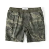 Men Summer Cargo Shorts Pants Elastic Waist Camouflage Shorts Multi-Pockets Casaul Straight Cut Drawstring Trendy Beach Shorts 4
