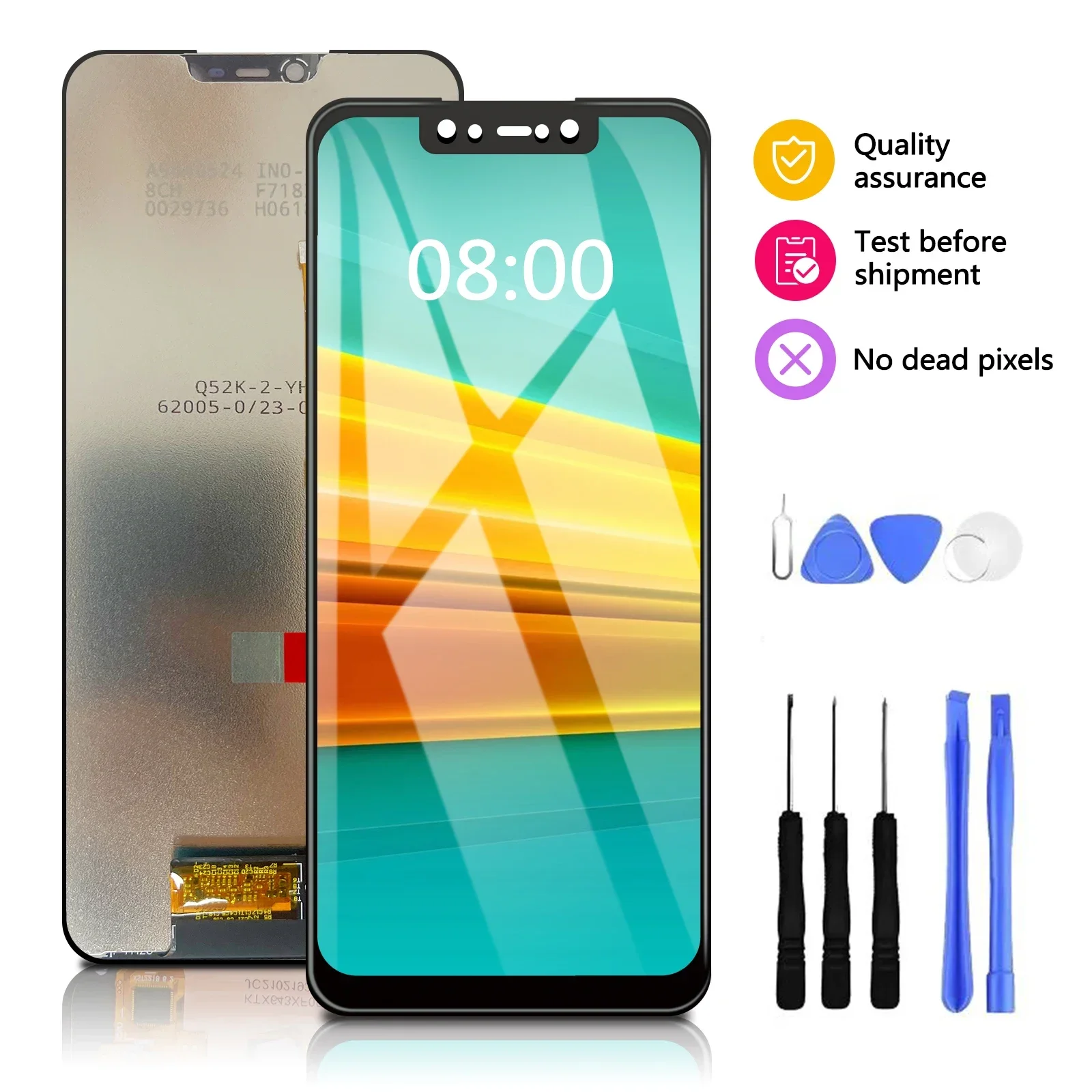 ЖК-дисплей 6,2 дюйма для Oppo A3S CPH1803 CPH1853 A5, внешний дисплей для Realme 2 Realme C1, замена дисплея