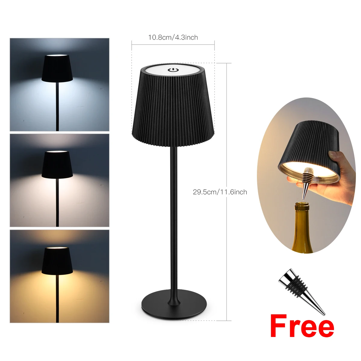 Dimmable USB Rechargeable LED Atmosphere Lamp
