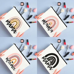 Women Cosmetic Bags  Girl Makeup Bag Travel Organizer Clutch Student Pencil Bag Party Gift Cartoons  Designer Logo Bags