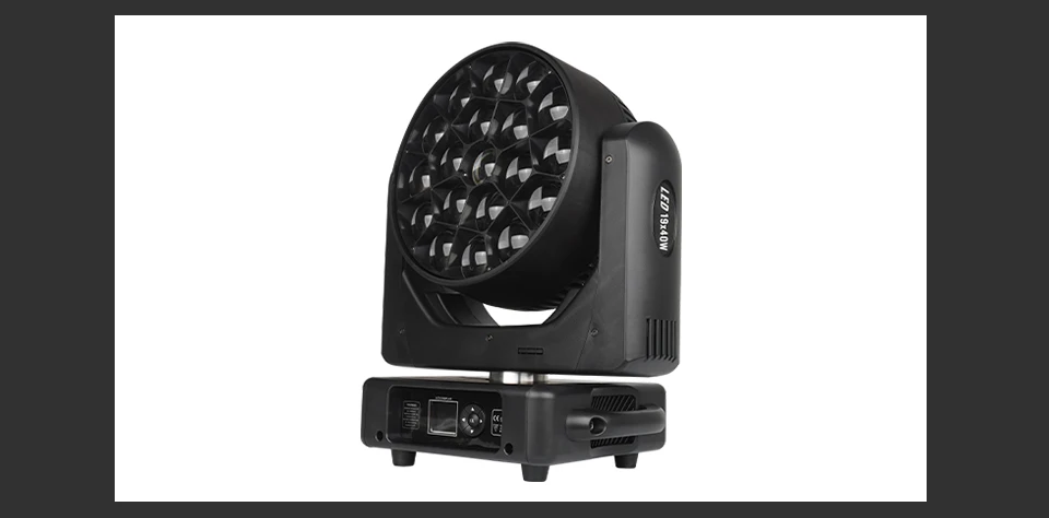 19x40W Bee Eyes RGBW 4in1 Zoom Wash Moving Head Light Led Wash Beam Moving Head
