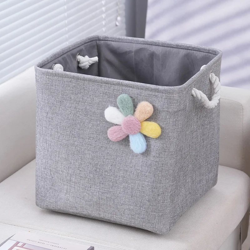 Portable fabric clothing storage box toy storage dust-proof clothing organization storage box finishing box 2