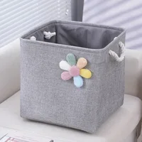 Portable fabric clothing storage box toy storage dust-proof clothing organization storage box finishing box 2