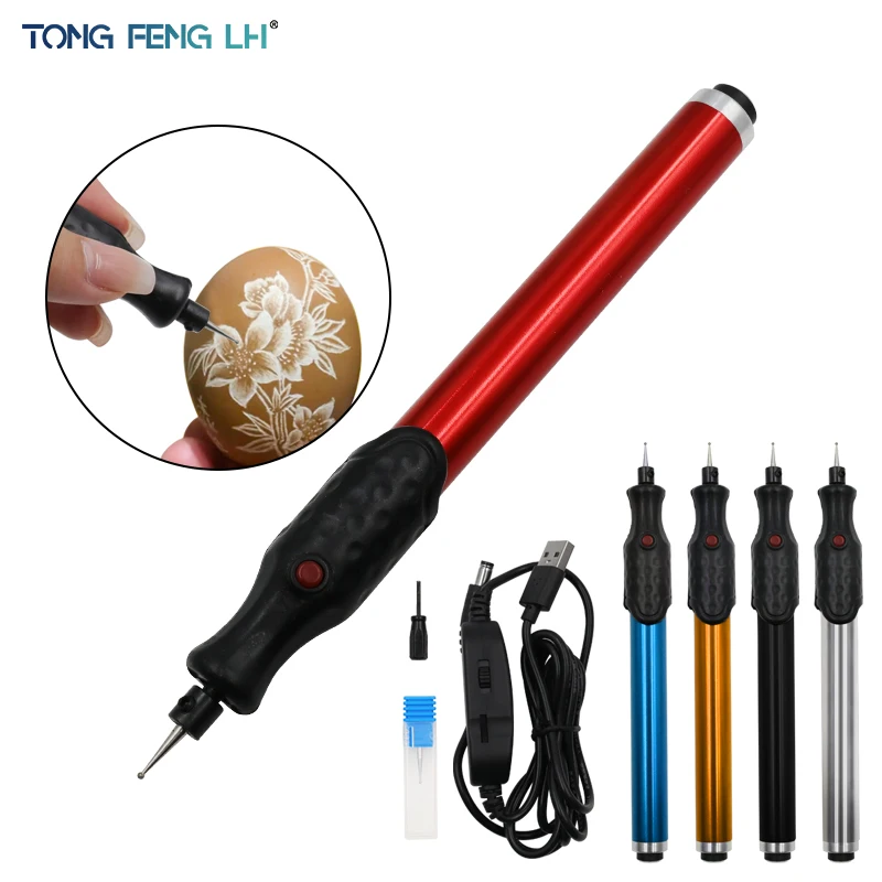 1Pcs Electric Engraving Pen Carving Pen Lettering for Glass Wood