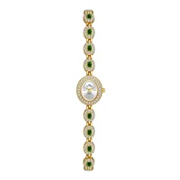Emeralda Oval Gemstone Bracelet Watch 6