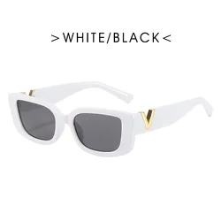 Luxury Cat Eye Rectangle Sunglasses for Women - Classic UV400 Protection Eyewear (As picture)