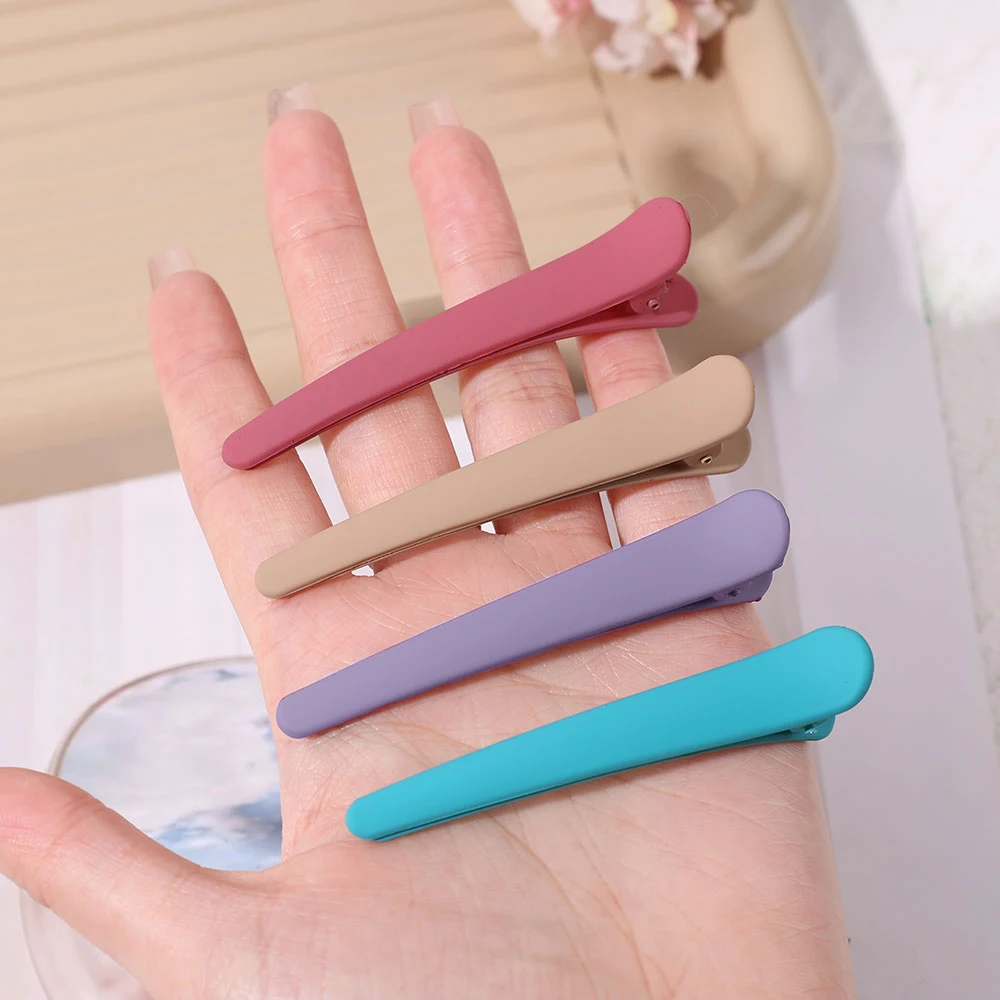 Duck Mouth Hairpins - 10pcs Plastic Hair Clips | Korean Style DIY Hair Styling Tools