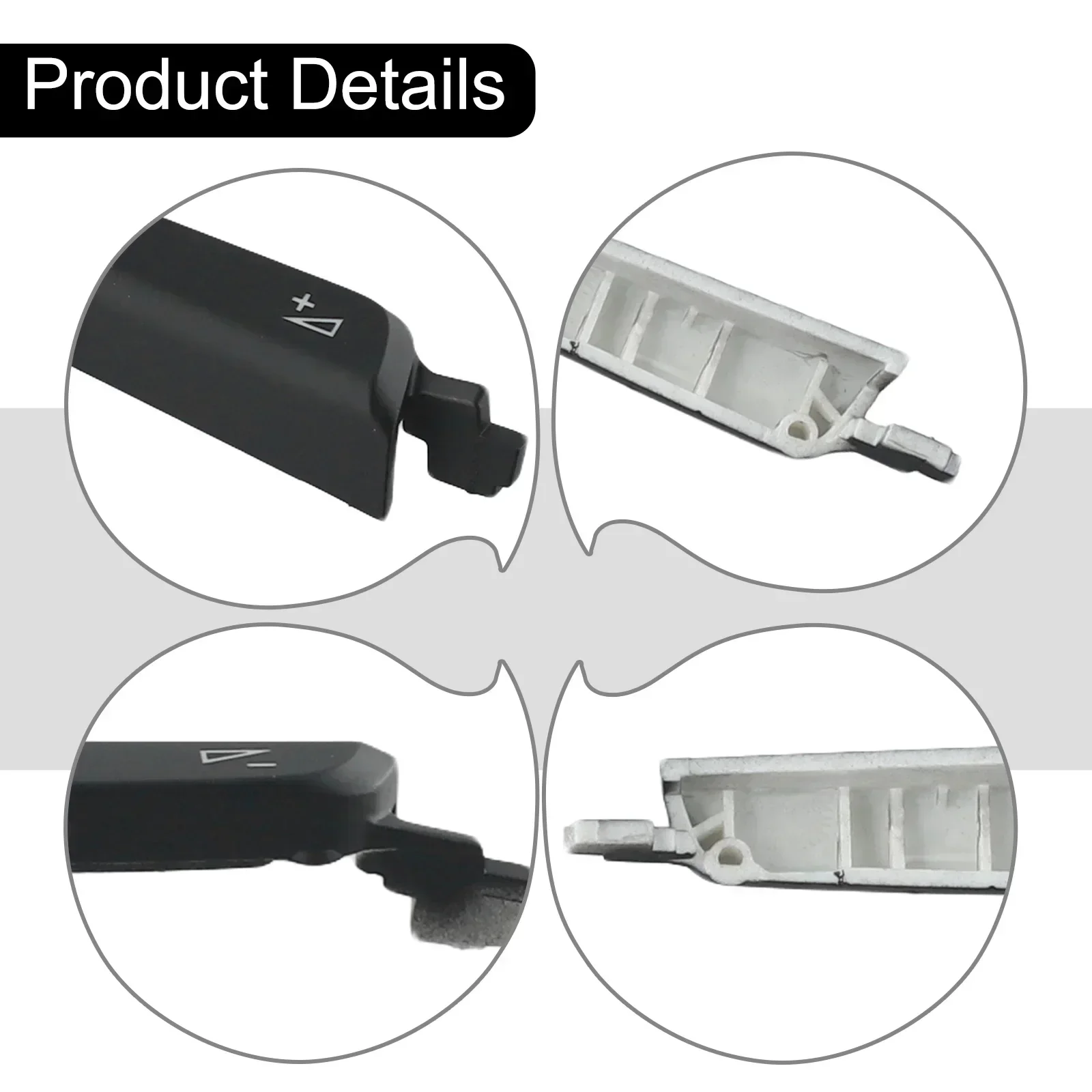 1Pcs Car Steering Wheel Volume Switch Button Anti-scratch Protection Decoration Fits For Golf 7 7.5 For GTD -