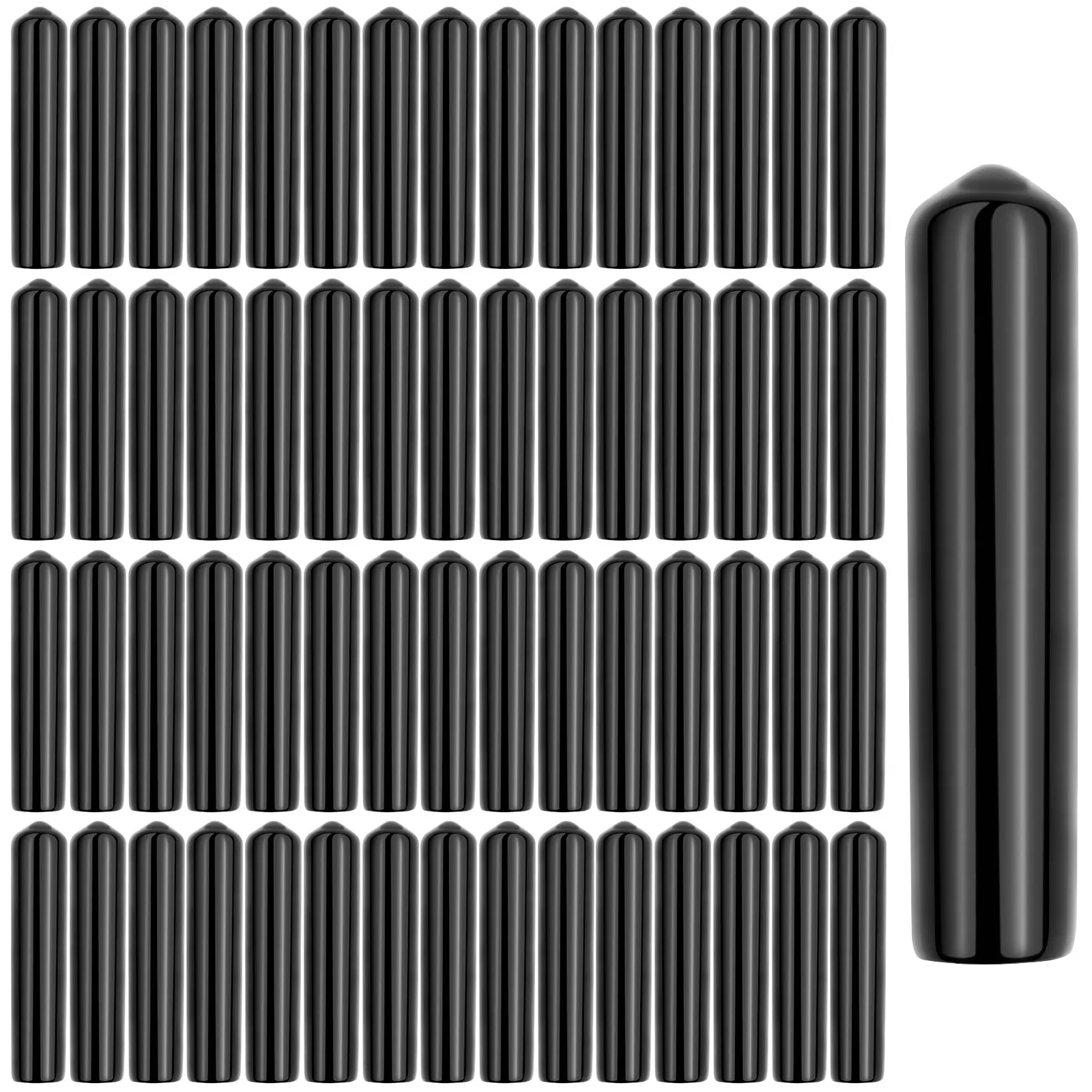 Cocktail Spoon 10pcs Rubber Pourer Cocktail Cork Pour Spot Caps Pourer Covers Liquor Caps Bottle Spout Dust Protection