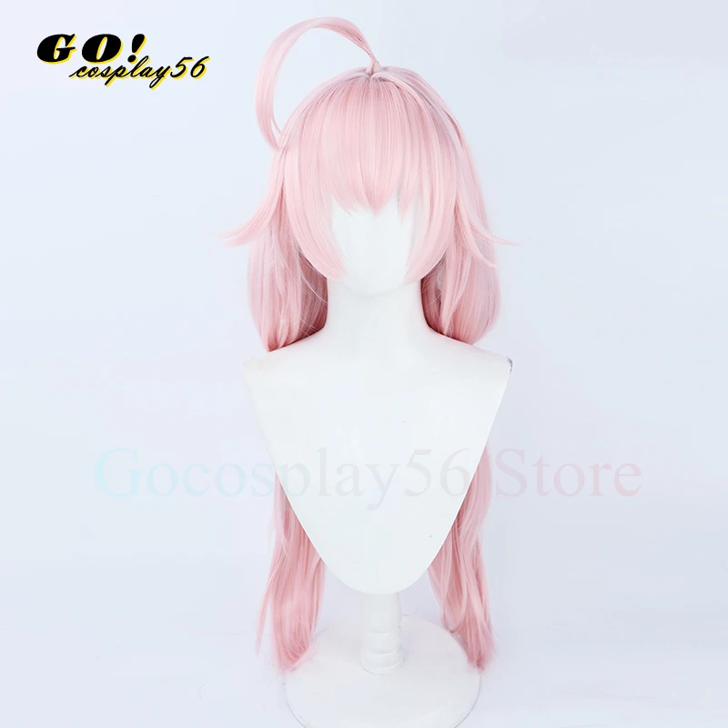 Takanashi Hoshino Cosplay Wig Light Pink Ponytail Short Long Straight Synthetic Hair Game Project MX Girls Role-play Headwear